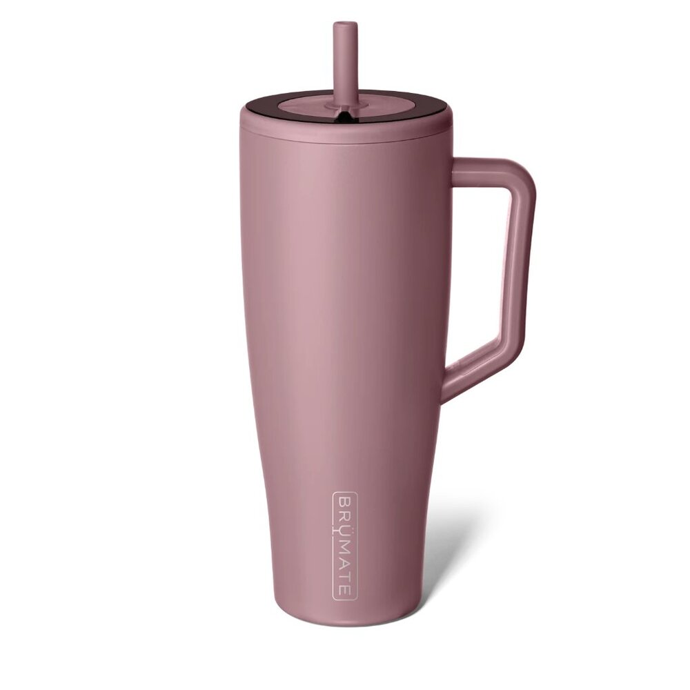 Brumate Era 40oz Rose Taupe straw tumbler